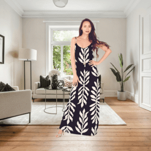 Maxivestido de tiras Plus size